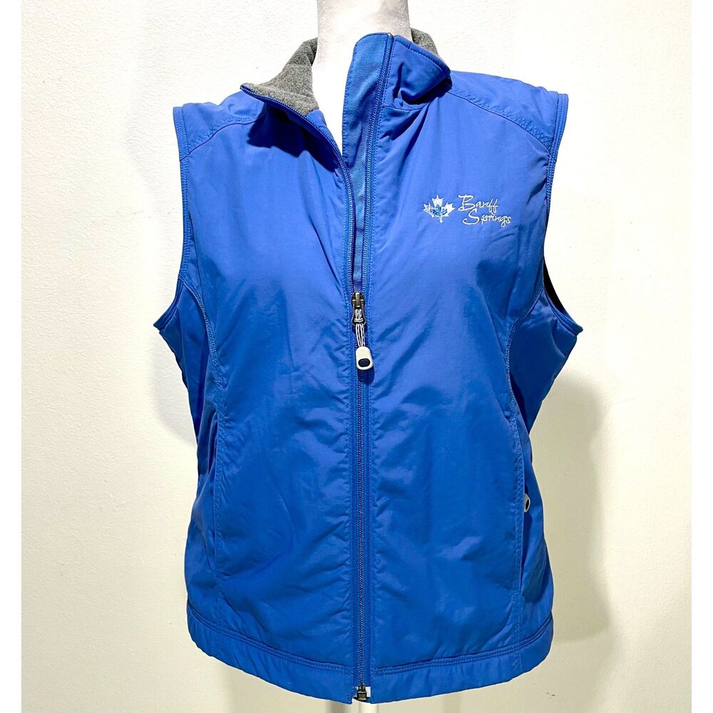 L.L.bean Jacket puffer vest winter banff spring outdoors sport wear blue women M